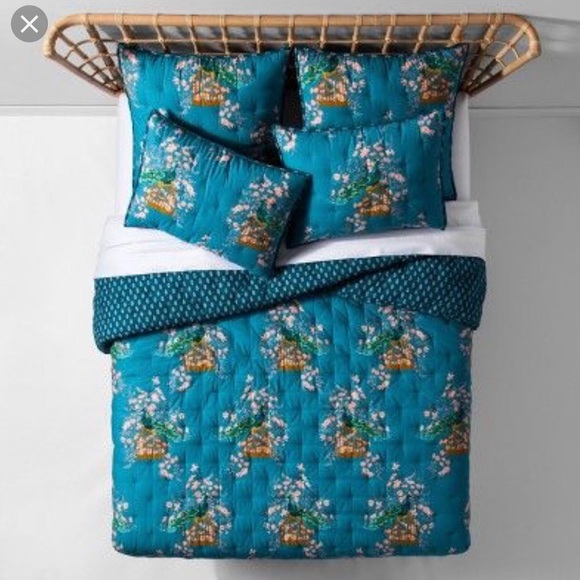 Opalhouse Other - Opalhouse Peacock Comforter w/ pillowcases